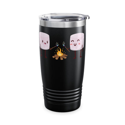 Marshmallow Grill People Camping Gift Funny Tumbler