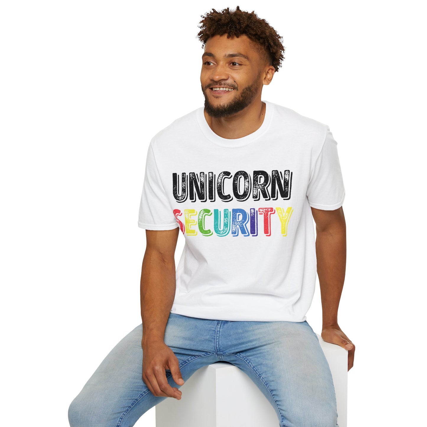 Funny Unicorn Security Costume Police T-Shirt Men Women Kids