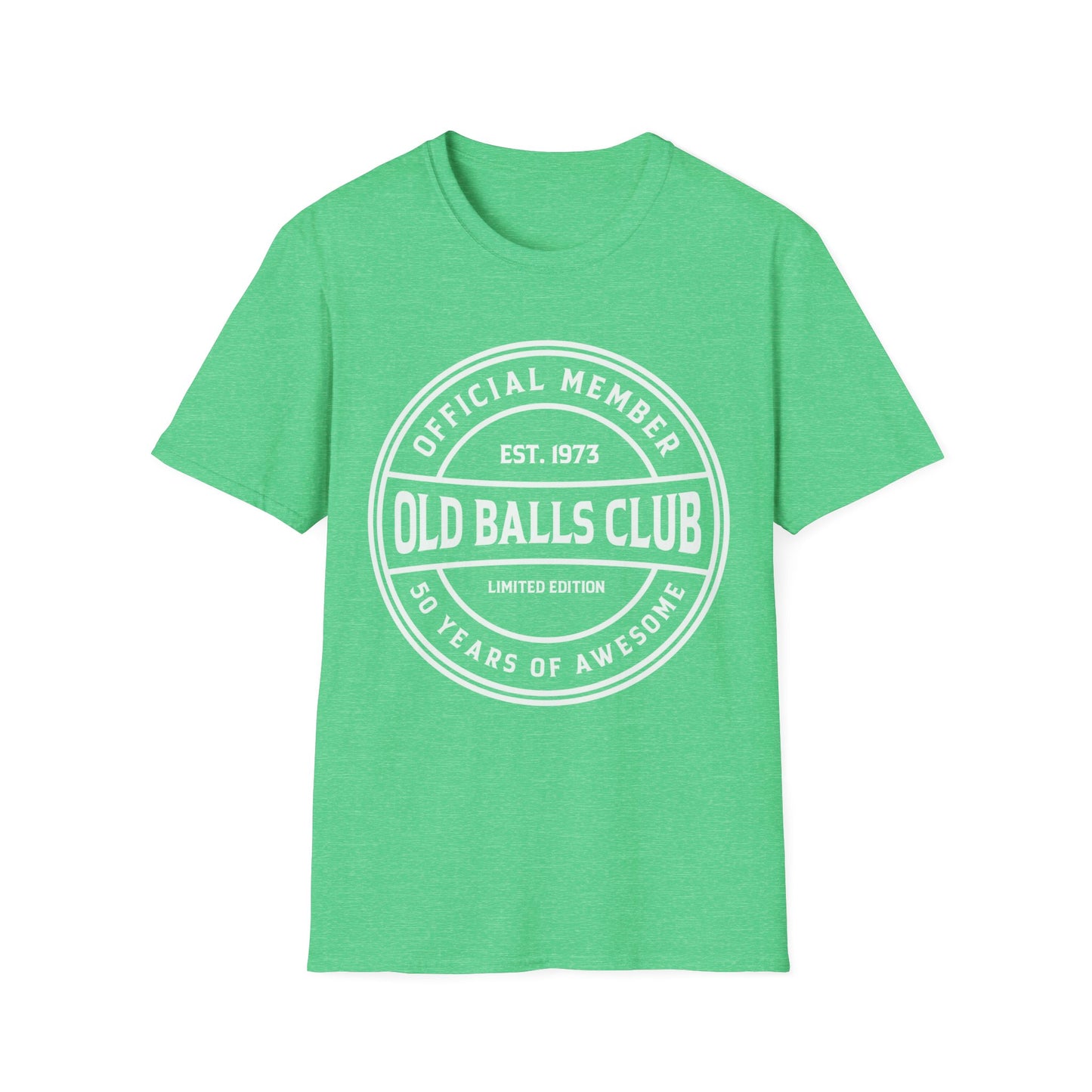 Mens Old Balls Club 50 Years Awesome Fifty 50th Birthday Grandpa T-Shirt