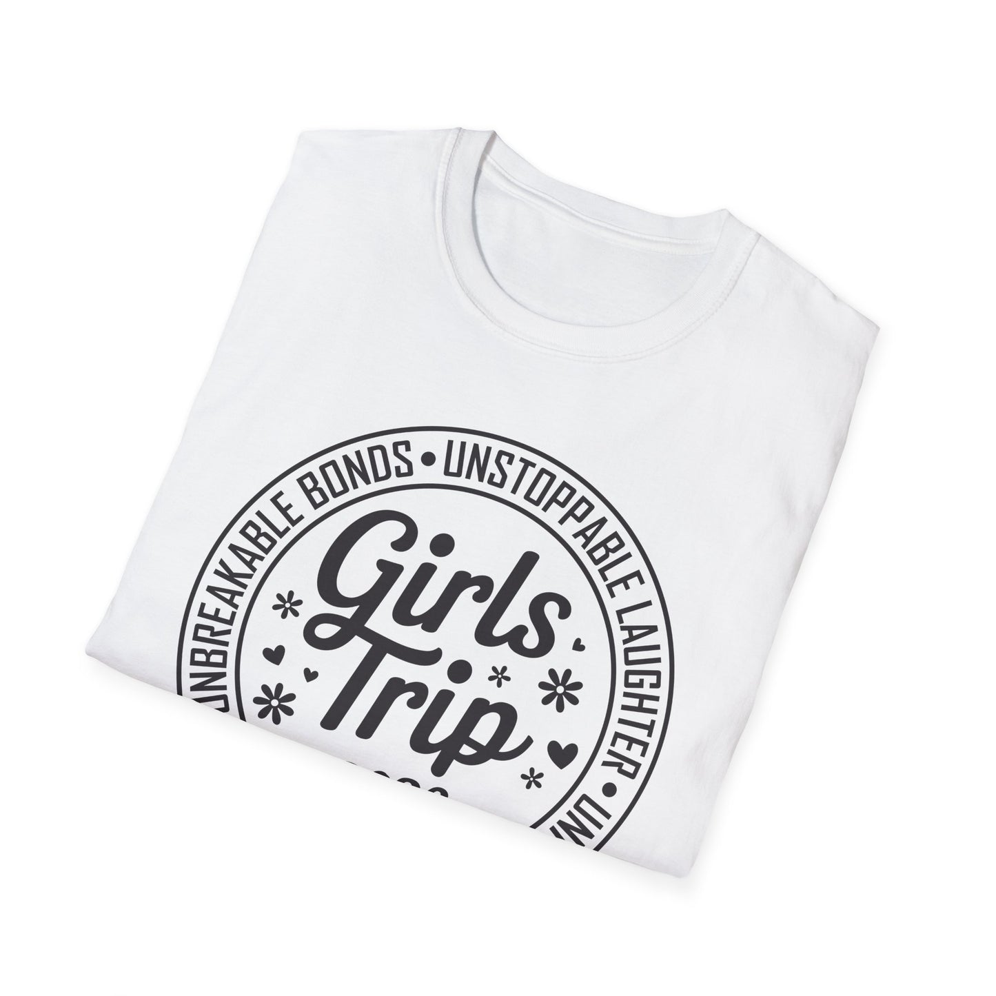 Funny Girls Trip 2026 Friends Weekend Sisters Vacation Matching T-Shirt For Women