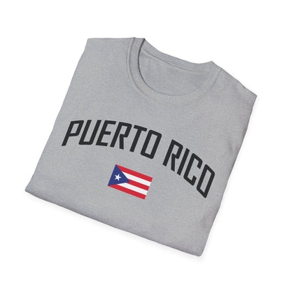 Puerto Rico Flag Retro Text T-Shirt