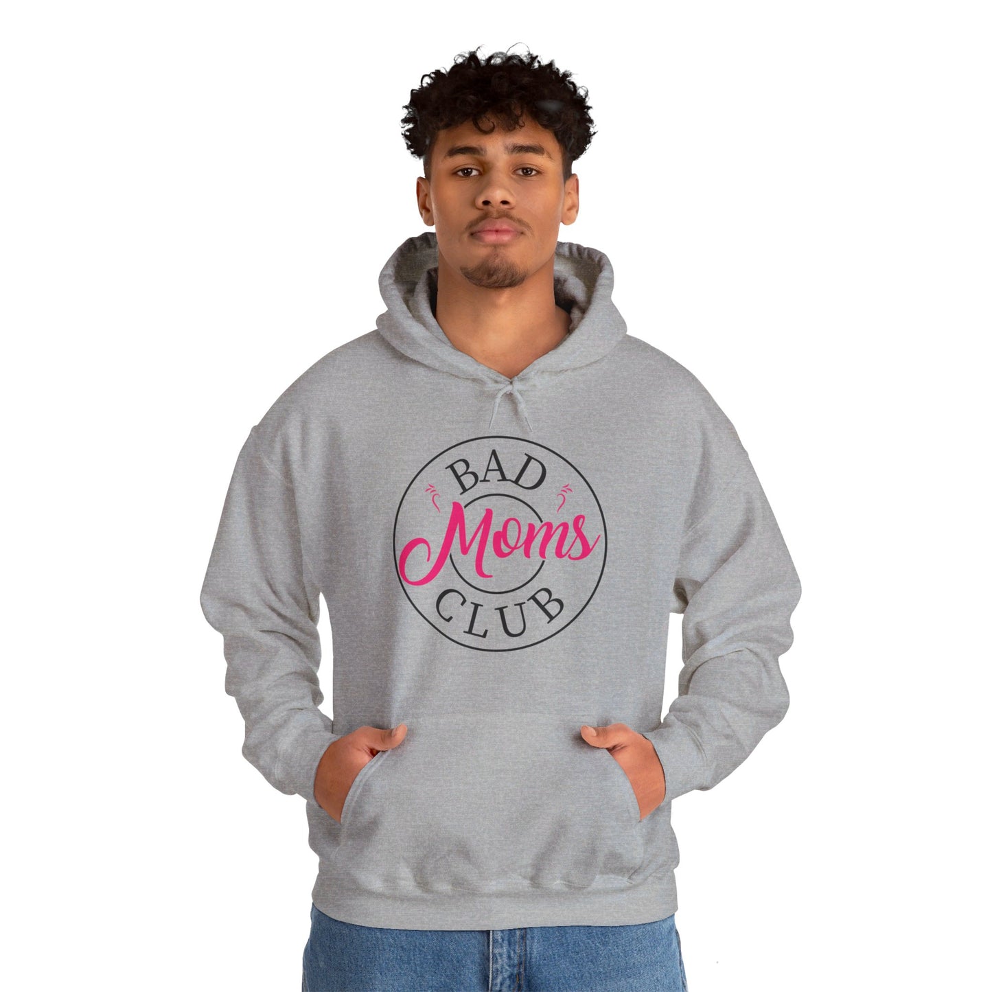 Funny Bad Moms Clubs New Mom Mother Hustler Sarcastic Woman Gift Hoodie