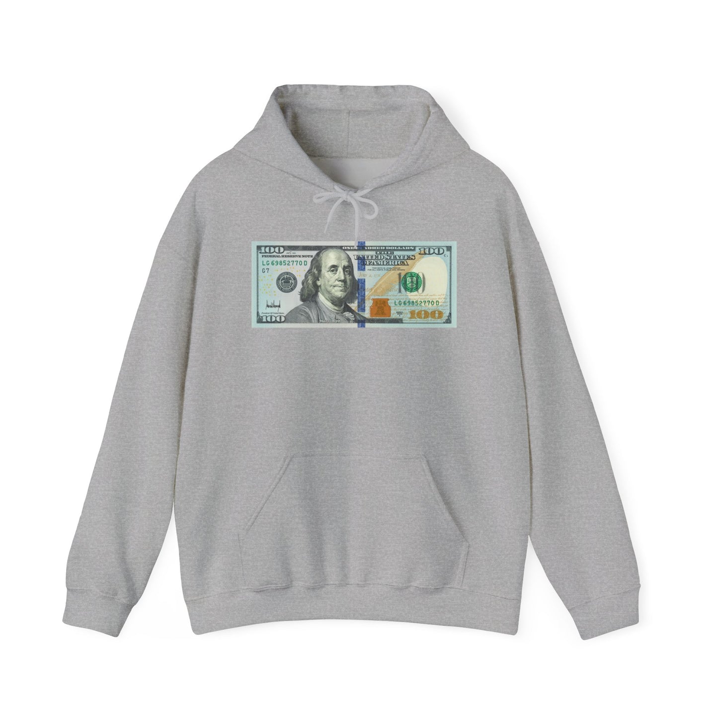 Funny Pro Trump 100 Dollar Bill Donald Trump Signature 4th of July American Patriot Support Trump Gift Hoodie