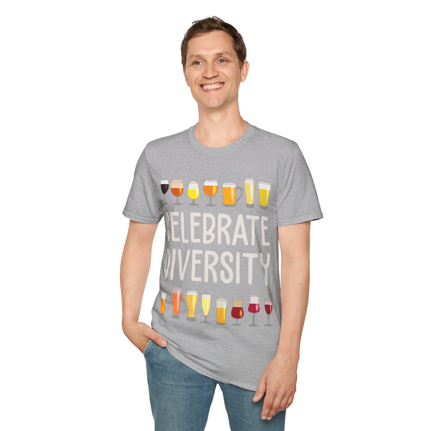 Funny Celebrate Diversity Craft Beer Drinking Weekend T-Shirt