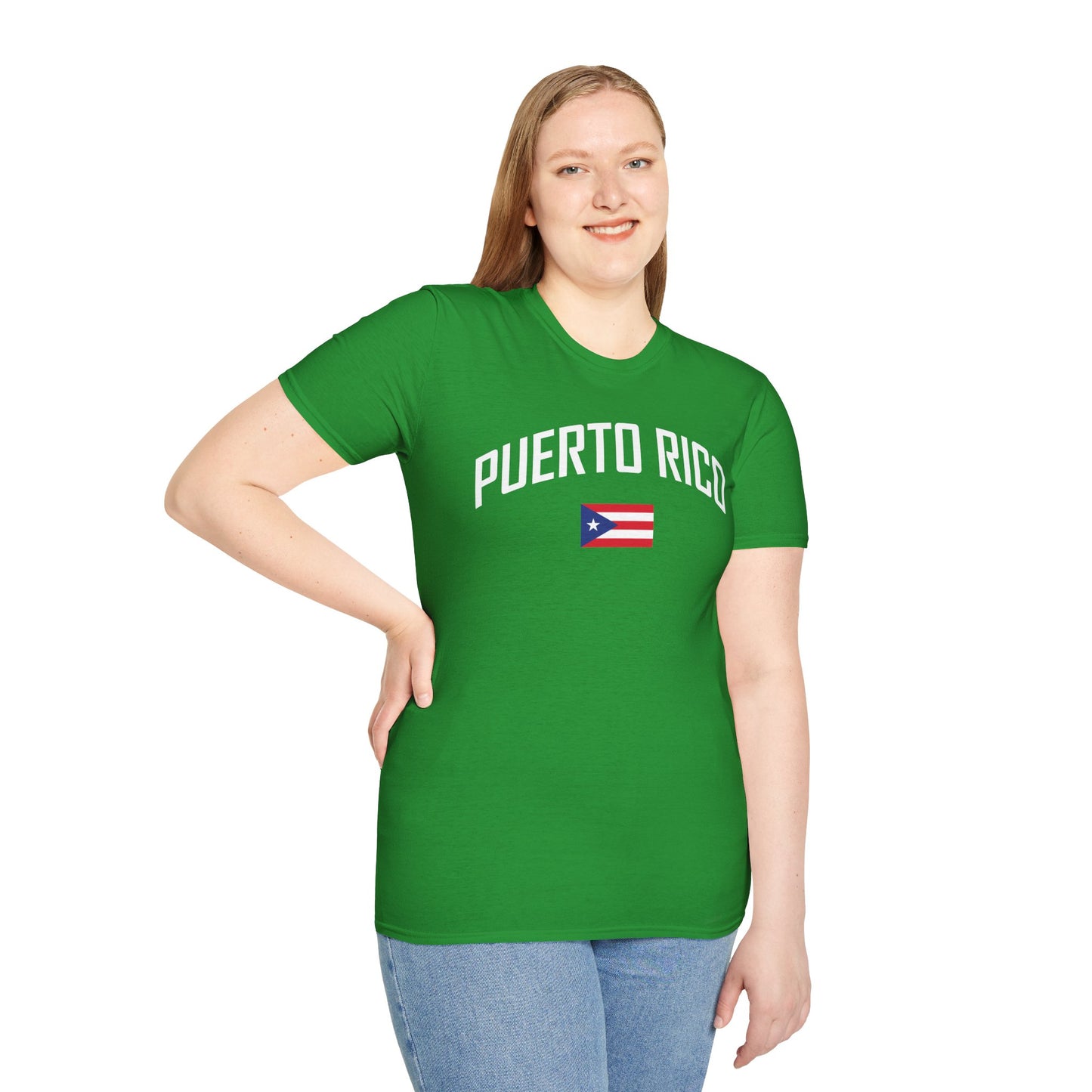 Puerto Rico Flag Retro Text T-Shirt