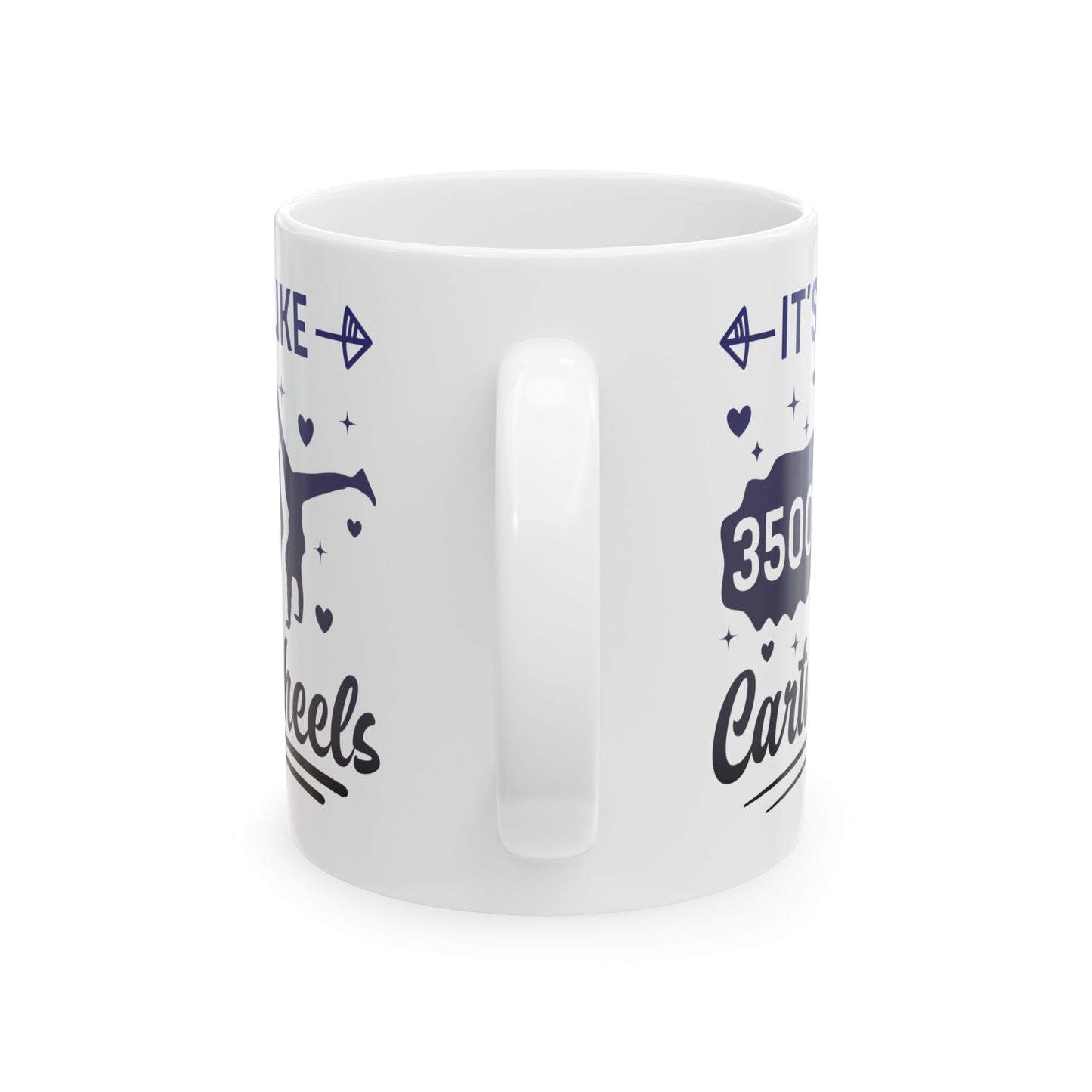 Tie-dye Why Walk When You Cartwheel Quote Gymnastics Cheerleader Gymnast Girl Coffee Mug