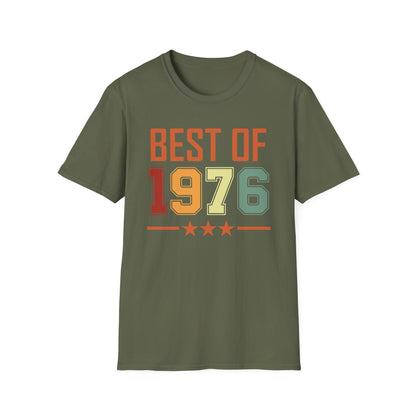 Funny Vintage Best of 1976 50 Year Old Gift 50th Birthday T-Shirt For Men Women T-Shirt