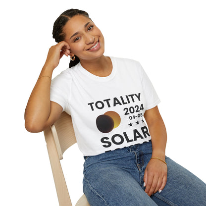 Totality Solar Eclipse 2024 America Retro Total Eclipse T-Shirt For Men Women T-Shirt