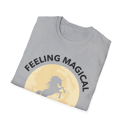 Funny Feeling Magical But Also Stabby Unicorn Lovers T-Shirt Men Women