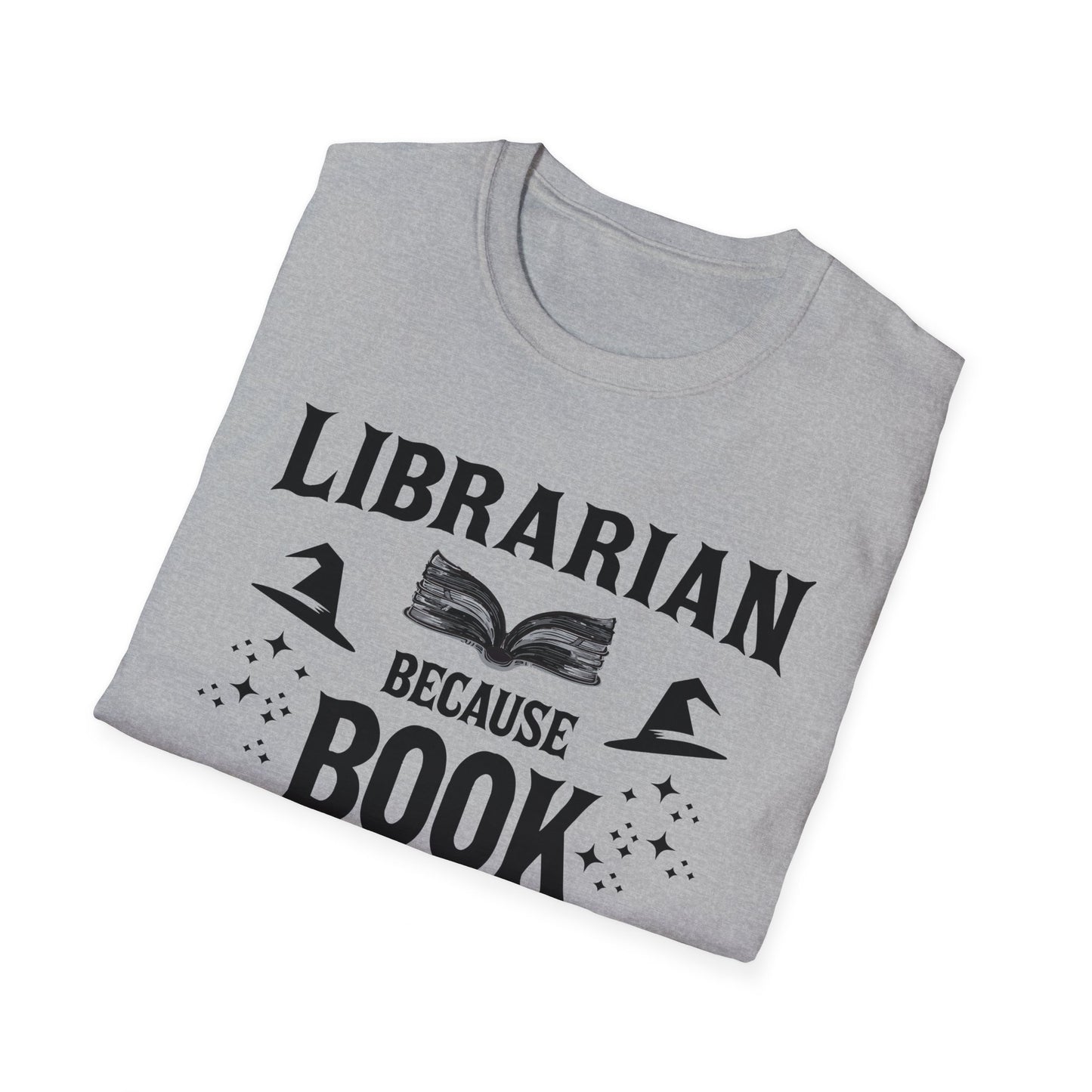 Cool Librarian Book Wizard Art For Men Women Read Library Book Lovers T-Shirt