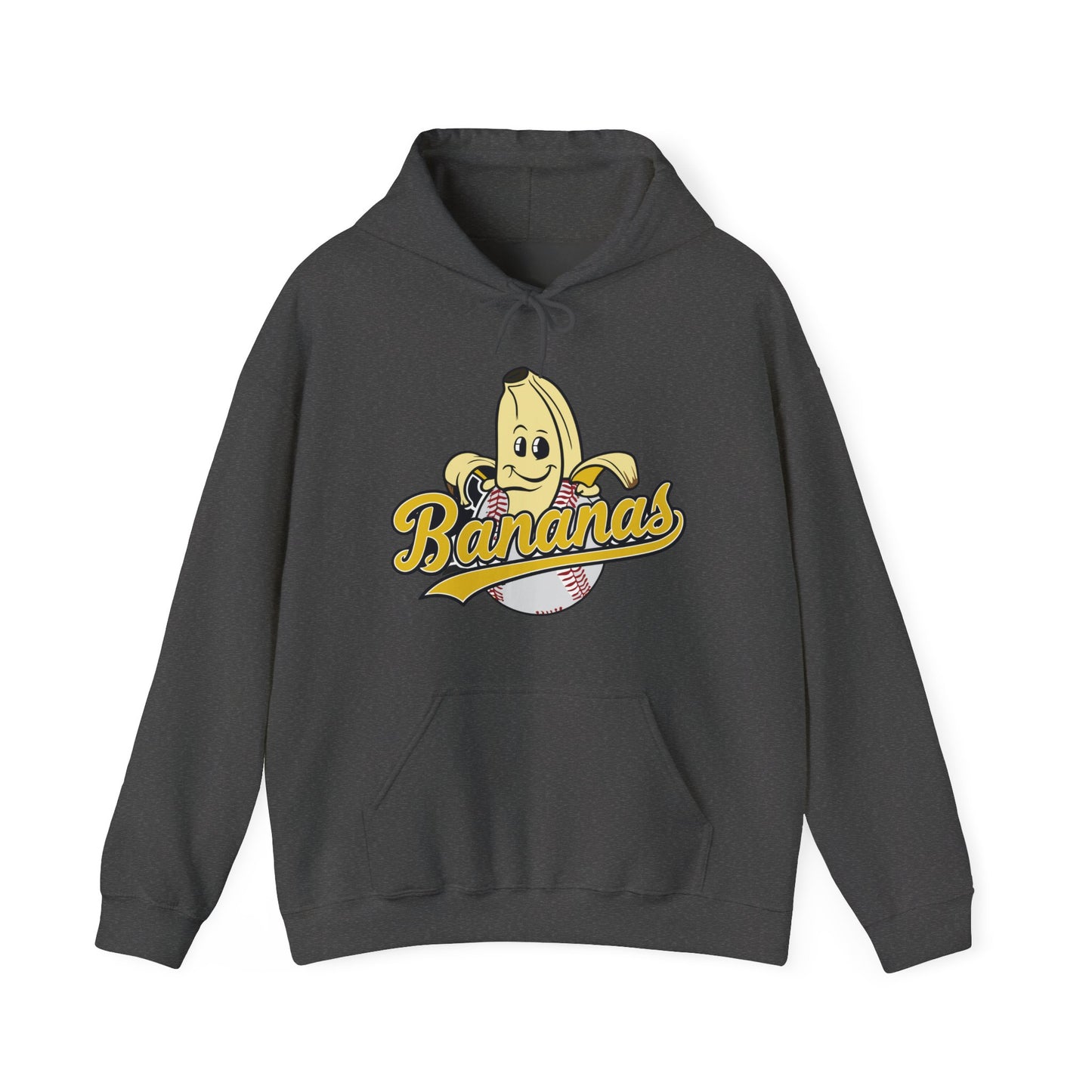 Funny Let's Go Bananas Baseball Hoodie For Baseball Lovers Men Women Hoodie