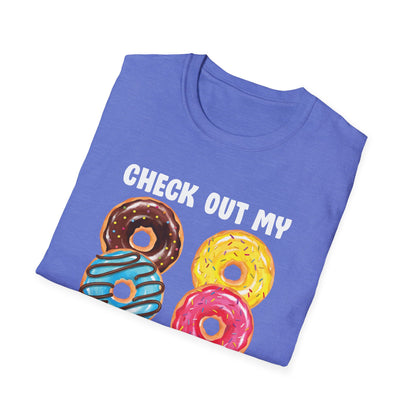 Funny Check Out My Six Pack Donut Gym Foodie T-Shirt