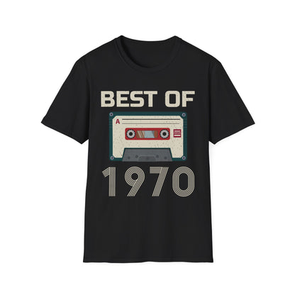 Best Of 1970 Cassette Tape 50th Birthday Gifts Vintage T-Shirt For Men Women