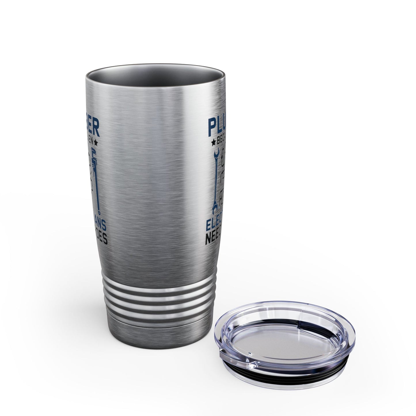 Plumber Because Even Electricians Need Heroes Funny Plumbers Tumbler For Men Women Tumbler