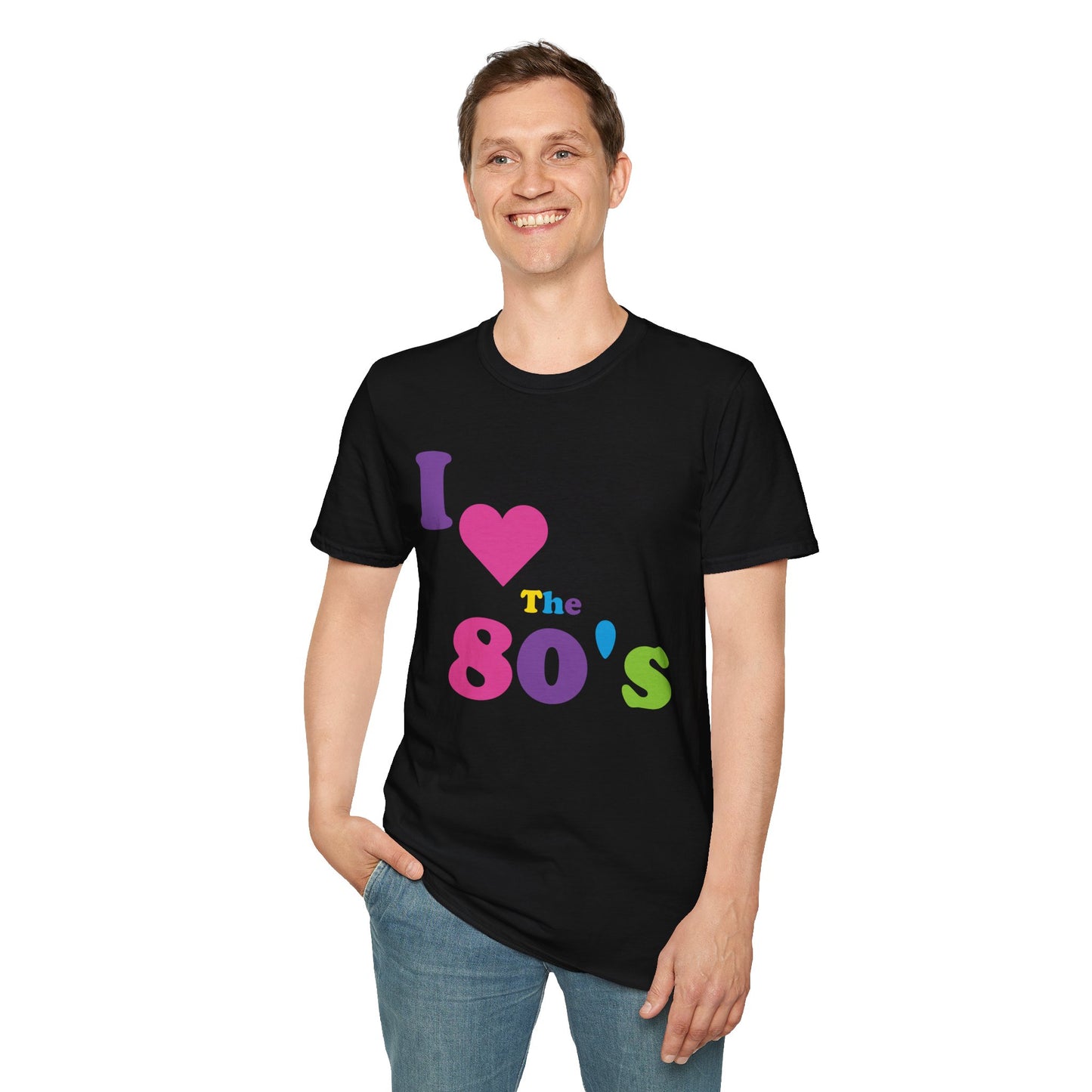 Women I Love The 80s Shirt Disco 80s Costumes Retro T-Shirt