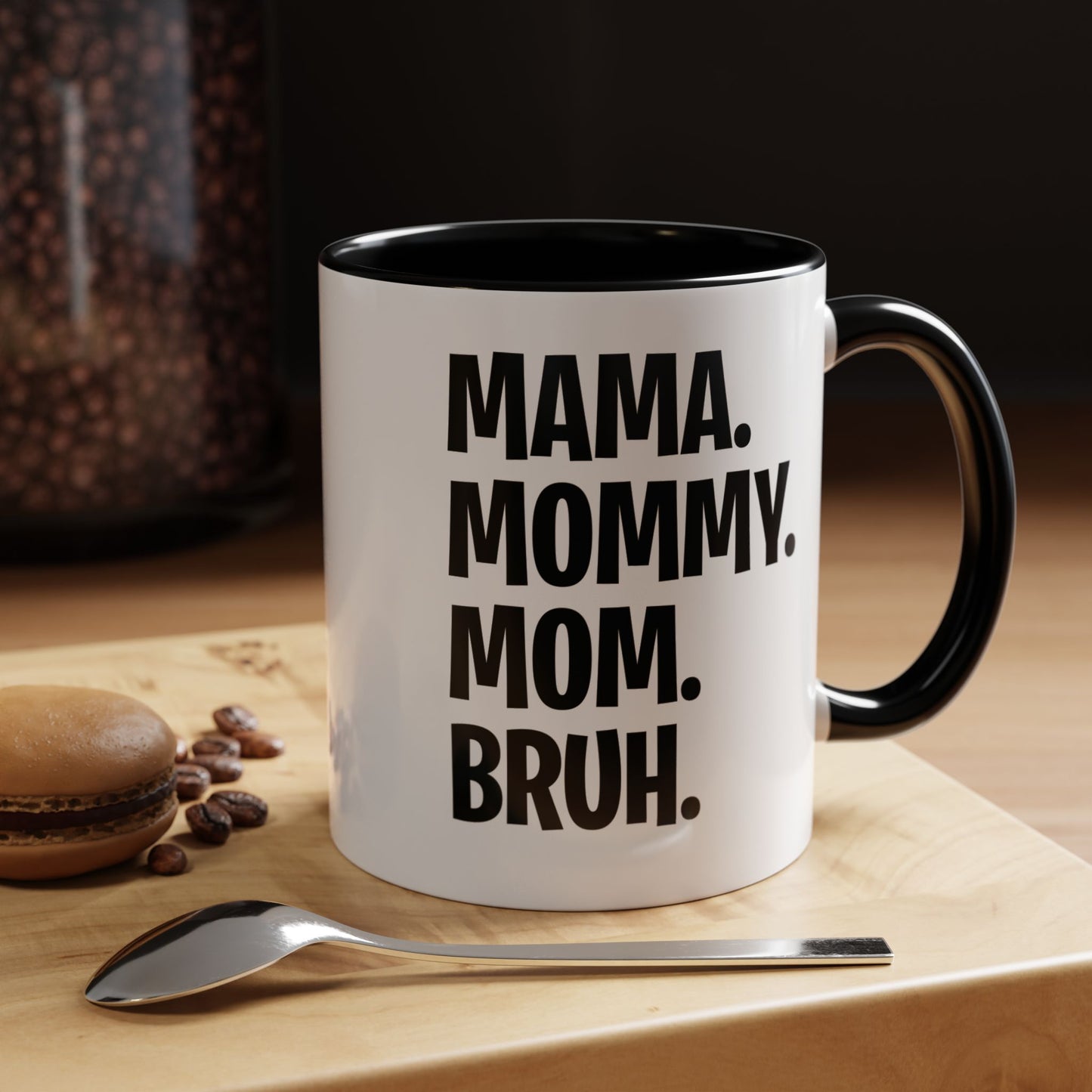 Mama Mommy Mom Bruh Colorful Letter Momlife Coffee Mug Women
