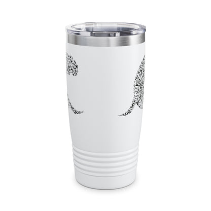 Silhouette Wave Cup For Surfer Surf Girls Surfing Tumbler