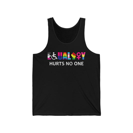 Equality Hurts No One LGBT Black Disabled Women Right Kind Pride Tank Tops