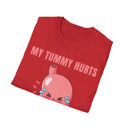 Funny My Tummy Hurts And I'm MAD At The Government Meme Sarcastic T-Shirt