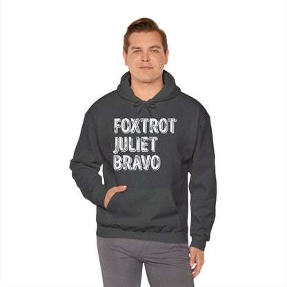 Retro Vintage Foxtrot Juliet Bravo Hoodie For Men Women