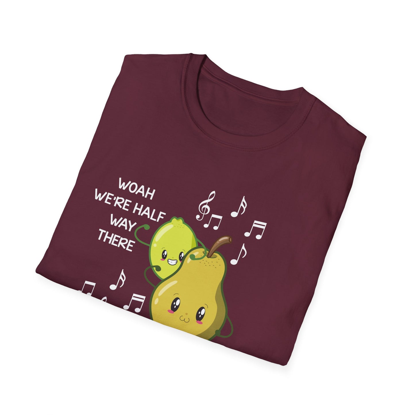 Funny Woah Lemon On A Pear Meme Unisex Softstyle T-Shirt for Teacher Foodie Travelers