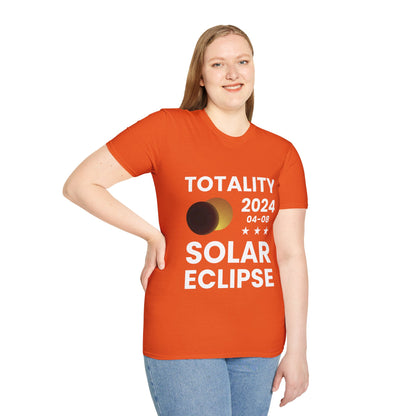 Totality Solar Eclipse 2024 America Retro Total Eclipse T-Shirt For Men Women T-Shirt