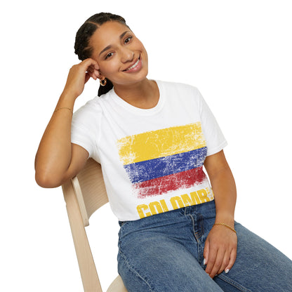 Colombia Columbian Flag Outfit T-Shirt For Men Women T-Shirt