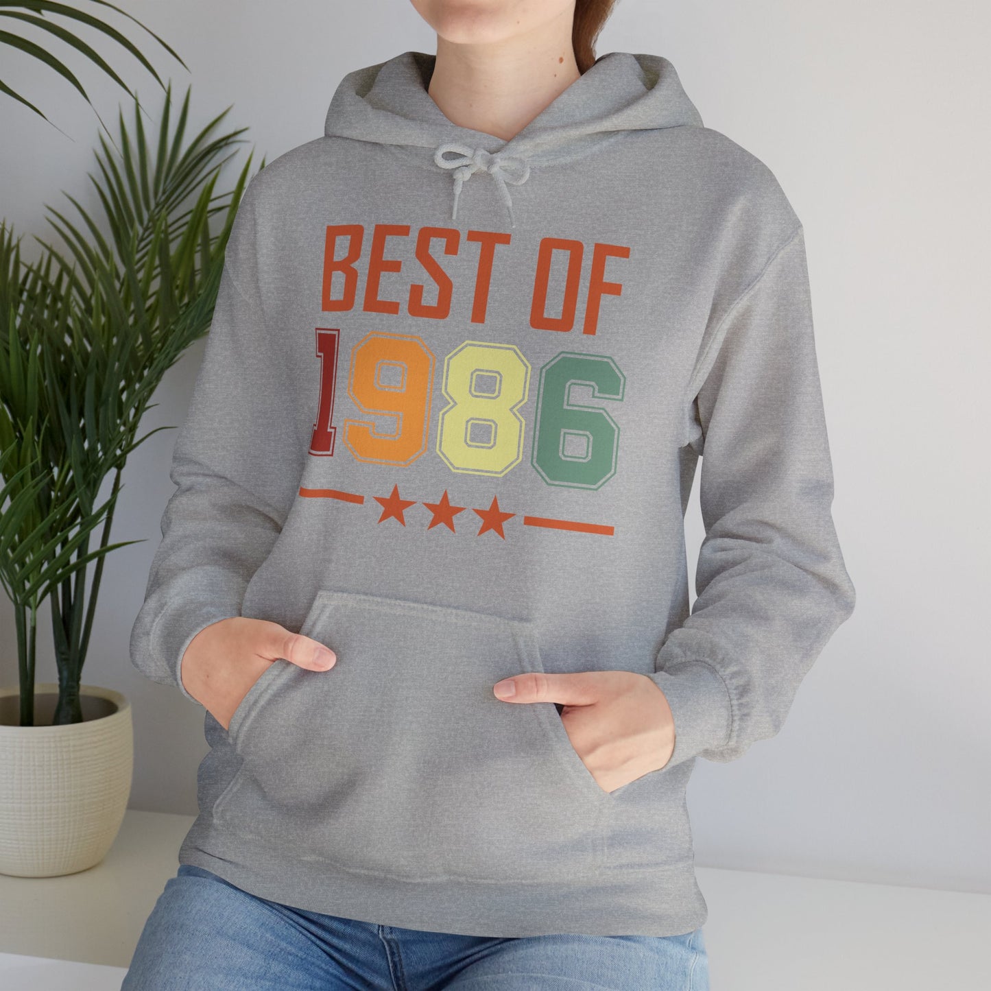 Funny Vintage Best of 1986 40 Year Old Gift 40th Birthday Hoodie For Men Women Hoodie