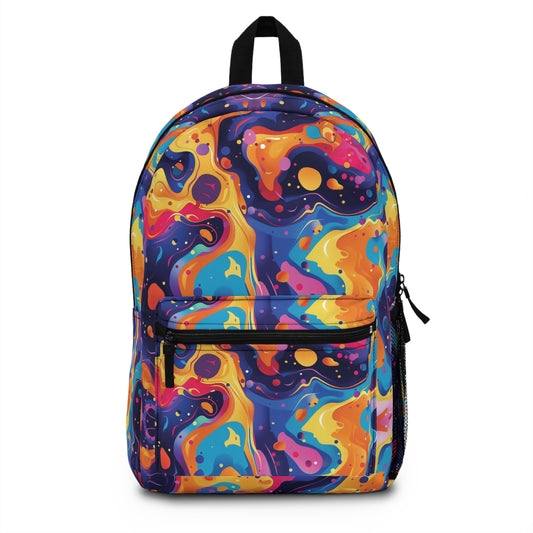 Galactic Explosion Pattern Backpacks For Men Women Kids School Travel, Capacity School Backpacks