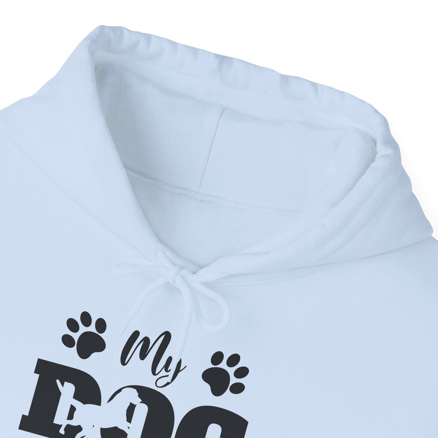 Funny My Dog is My Valentine Dog Lovers Hoodie For Men Women Hoodie