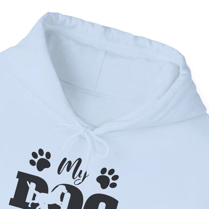Funny My Dog is My Valentine Dog Lovers Hoodie For Men Women Hoodie