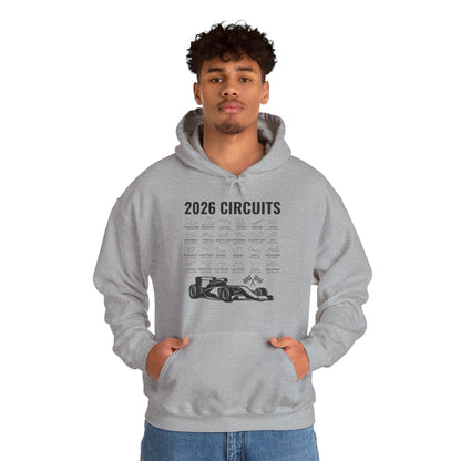 2026 Schedule Formula Racing Formula Car Retro Vintage Hoodie