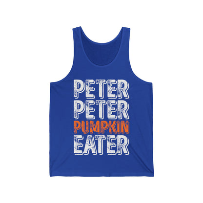 Funny Peter Pumpkin Eater Halloween Matching Vintage Tank Tops Men Women