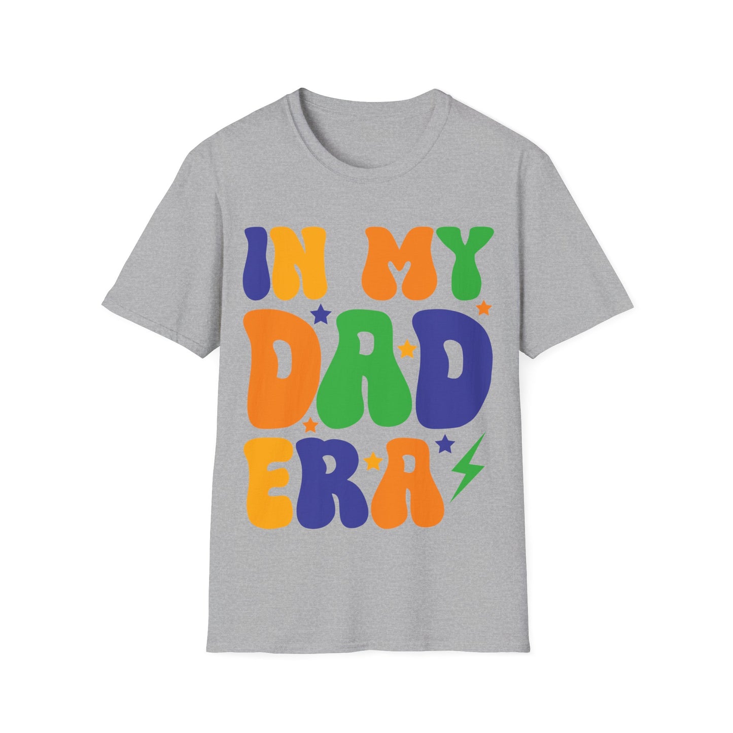 Funny Groovy In My Dad Era Funny Dad Father Daddy Era T-Shirt For Men T-Shirt