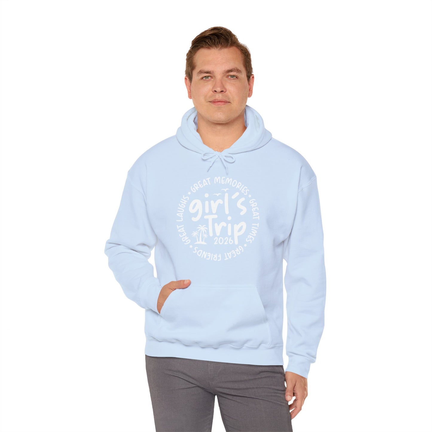 Girl's Trip 2026 Memories Friends Trip Matching Vacation Hoodie For Men Women Hoodie
