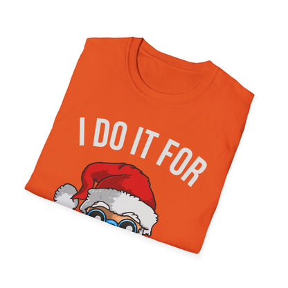 Funny Santa I Do It For The Ho's Christmas Xmas T-Shirt Men Women