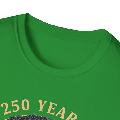 250 Years Faith and Freedom Christian USA 250th Anniversary T-Shirt