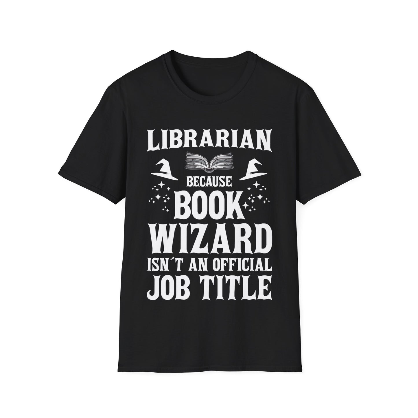 Cool Librarian Book Wizard Art For Men Women Read Library Book Lovers T-Shirt