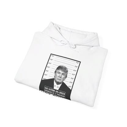 Donald Trump Police Mugshot Not Guilty President Legend 45 47 Hoodie For Men Women Hoodie