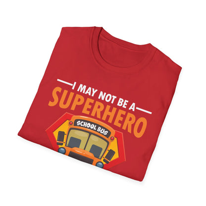 Superhero School Bus Driver Shirt Funny Bus Driver T-Shirt