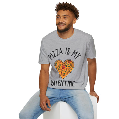 Funny Pizza Is My Valentine Love Heart Valentines Day Girl Boy Foodie Food T-Shirt