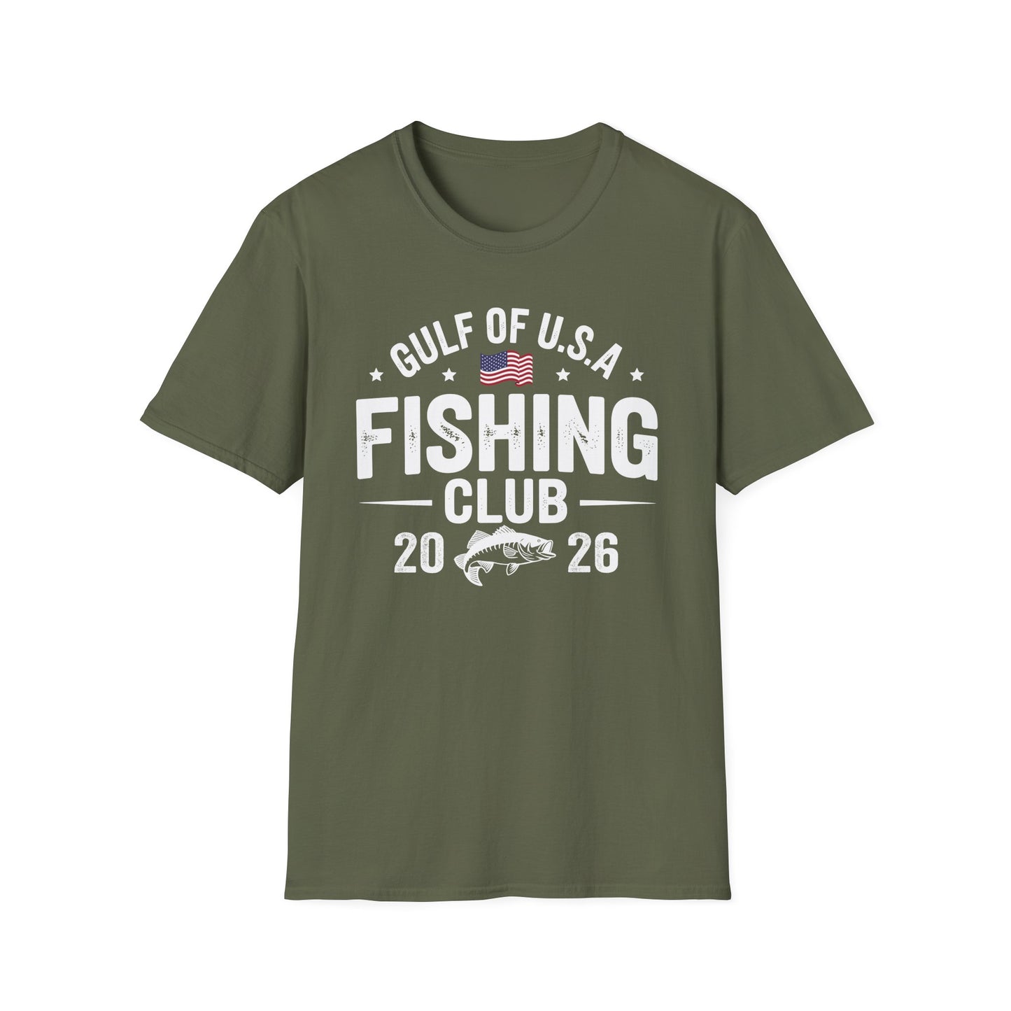 Funny Gulf of US America Fishing Club Hobby Fisher T-Shirt For Men Women