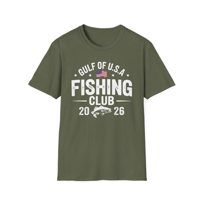 Funny Gulf of US America Fishing Club Hobby Fisher T-Shirt For Men Women