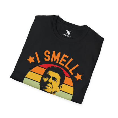 Funny Ronald Reagan I Smell Commies Political Humor Reagan President T-Shirt