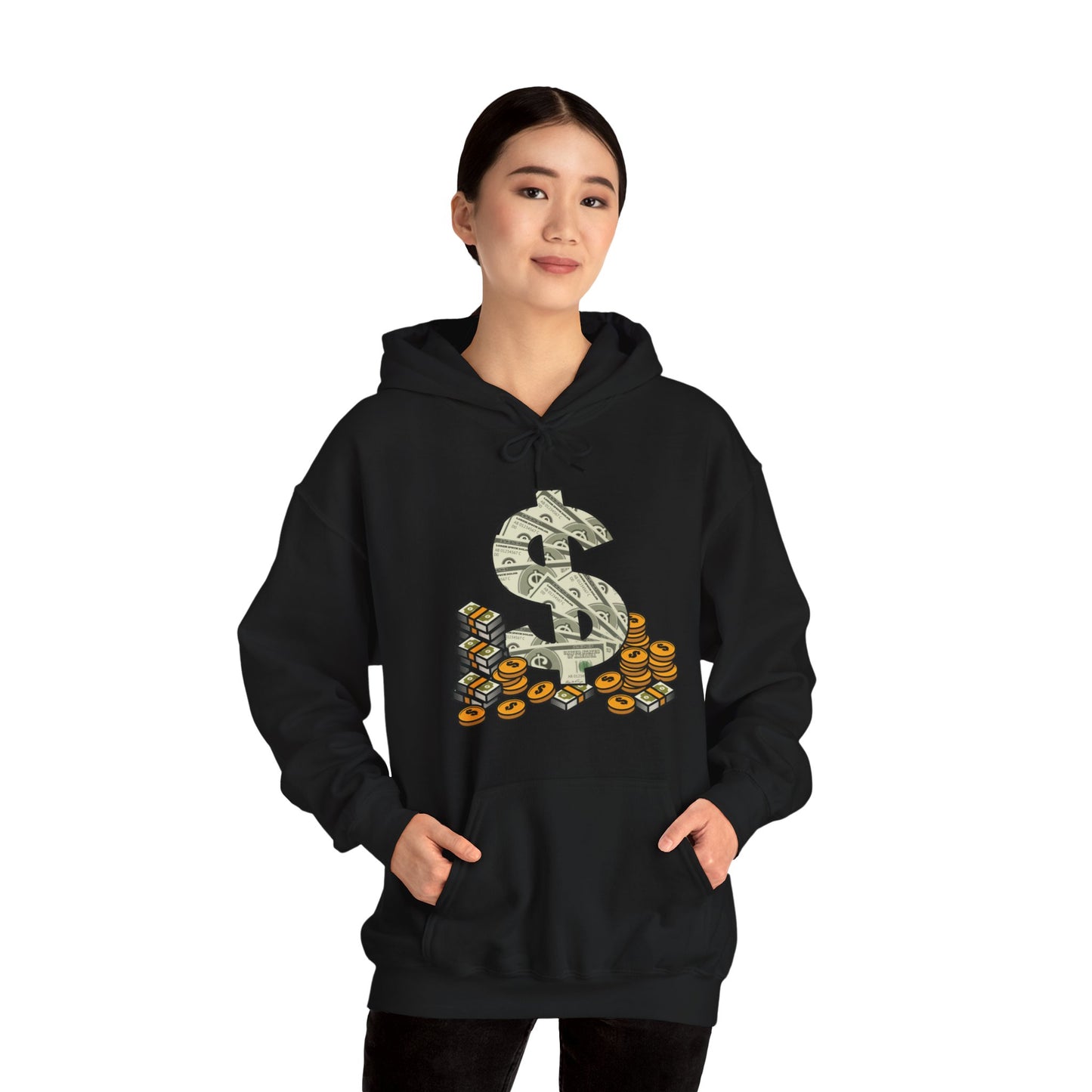 Cool As Dollar Bill Dollar Sign $$ Gift Hoodie For Men Women Hoodie