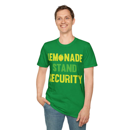 Funny Lemonade Stand Security Summer T-Shirt For Men Women T-Shirt