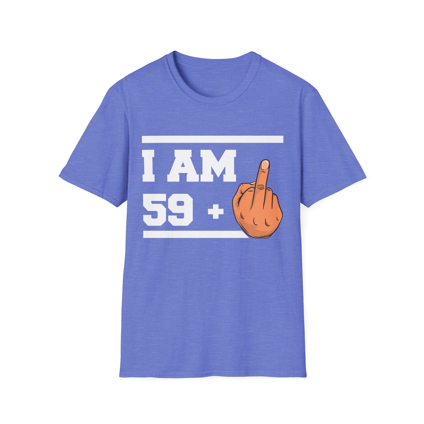 Funny 60th Birthday Sarcastic Gift 59+1 59 Plus 1 T-Shirt