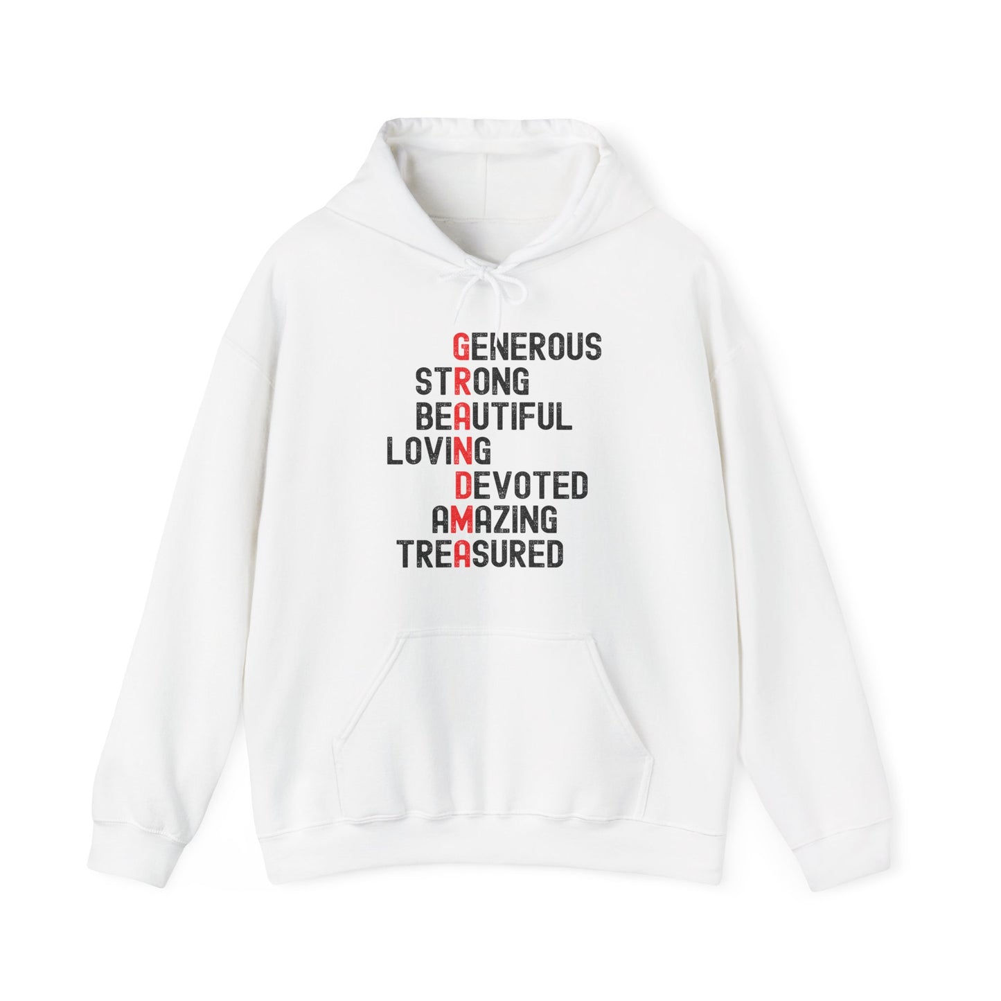 Women Grandma Letters Acronym T-Shirt Grandmother Mothers Day Hoodie