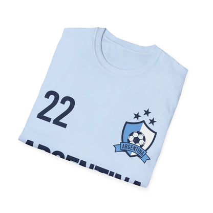 Argentina Soccer Tee Flag Football Champ 2022 Gift 2026 T-Shirt