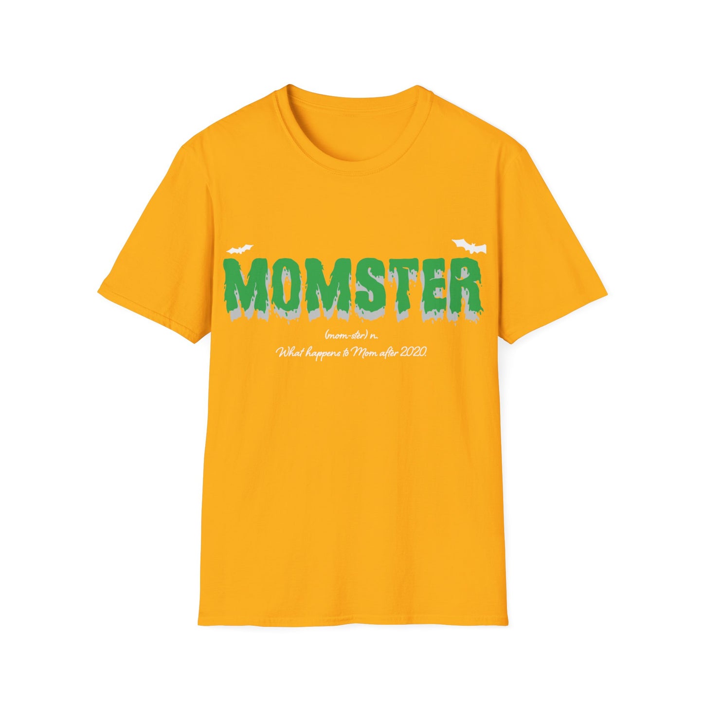 Womens Momster Broomstick Funny Halloween Party Mom Mothers Day T-Shirt